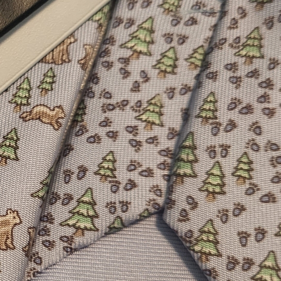 NWT Hermès Mens Silk Christmas Bears Holidsy Tie - Picture 9 of 10